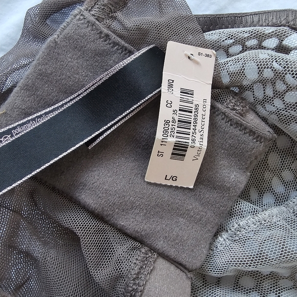 Victoria's Secret Brown Lace Halter Bralette - Picture 3 of 4